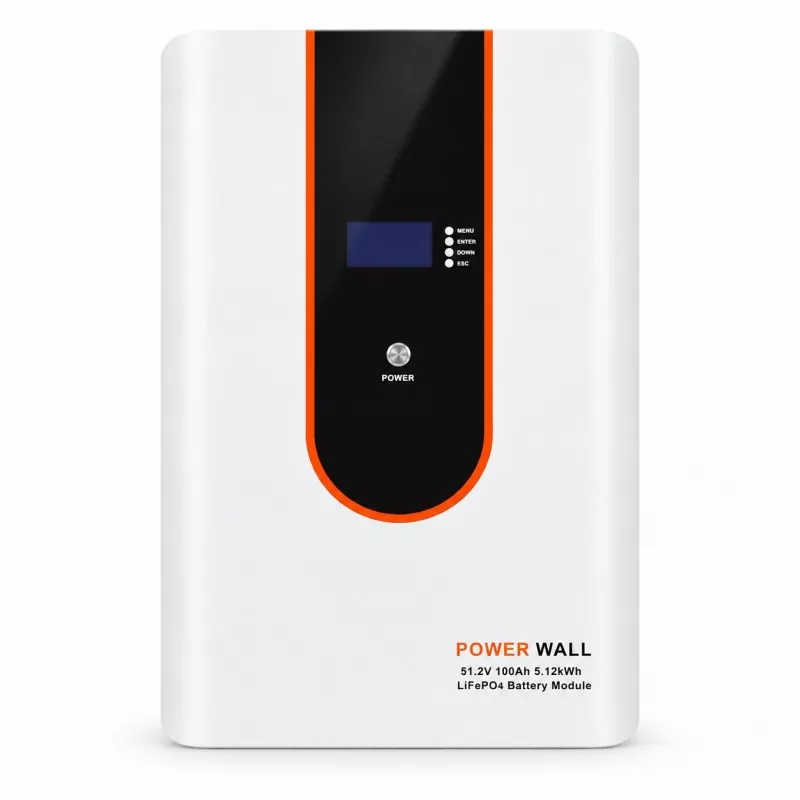 51,2V 100Ah LiFePO4 batteripaket
